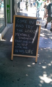 Yelp Meatball Bad Review