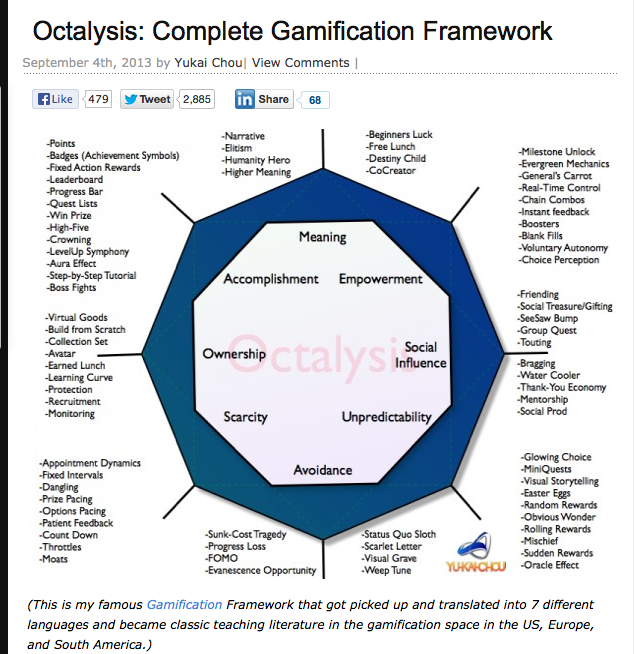 Octalysis: Complete Gamification Framework | Yu-kai Chou & Gamification