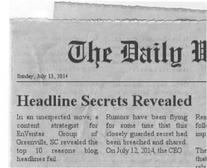 Top 10 Reasons Your Headlines Fail