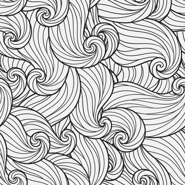 Adult coloring page pattern