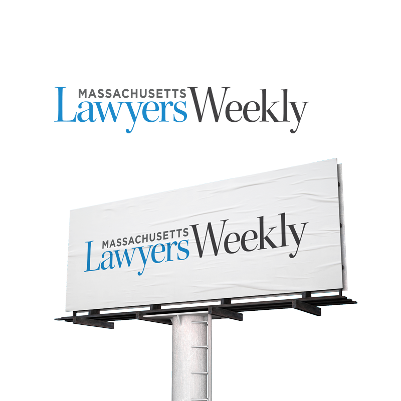 Massachusetts Lawyers Weekly Billboard